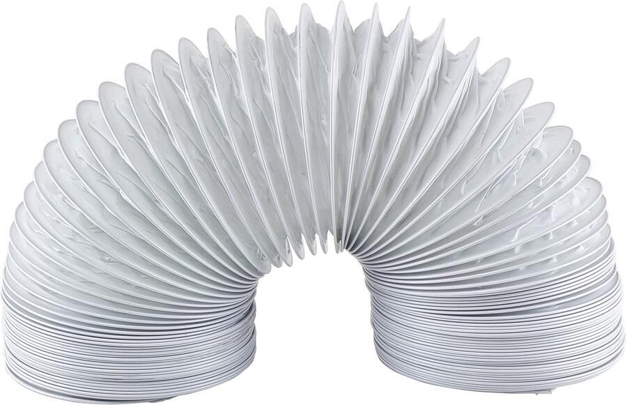 Omgoods Flexibele Afvoerslang 80 mm 6 m PVC voor Afzuigkappen en Airconditioning