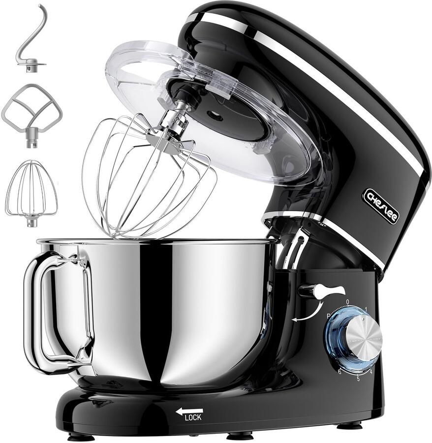Omgoods Food Processor met 1500W Vermogen en Afwasmachinebestendig