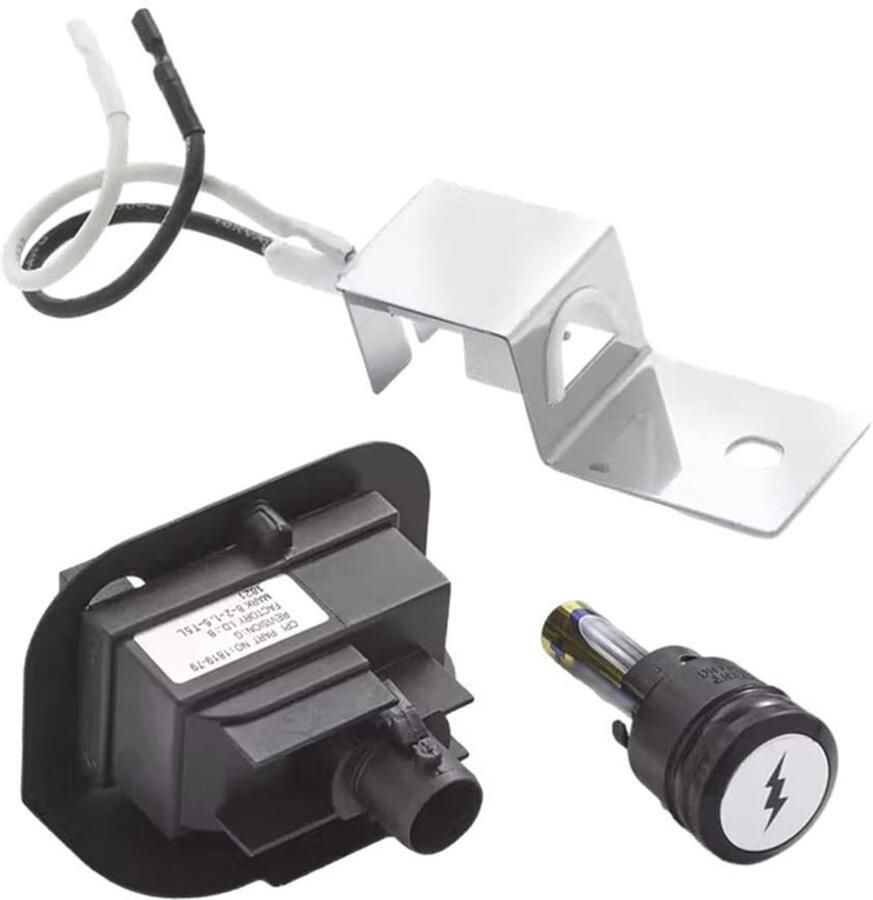 Omgoods Gas Grill Vervangonderdeel voor Q1200 Q2200 Socket Button en Socket