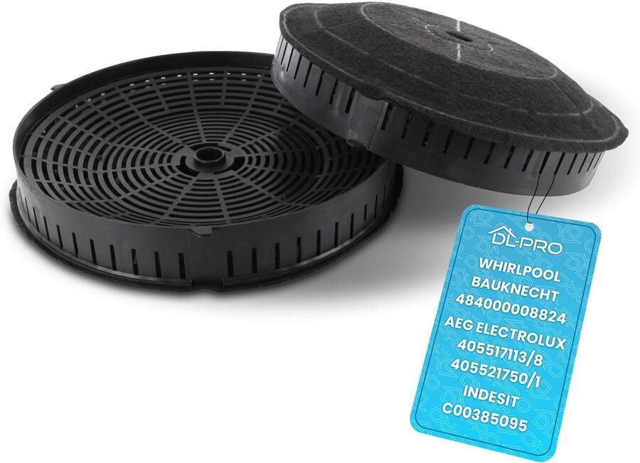 Omgoods Geactiveerde Koolstoffilter 170mm Ø Voor Afzuigkappen