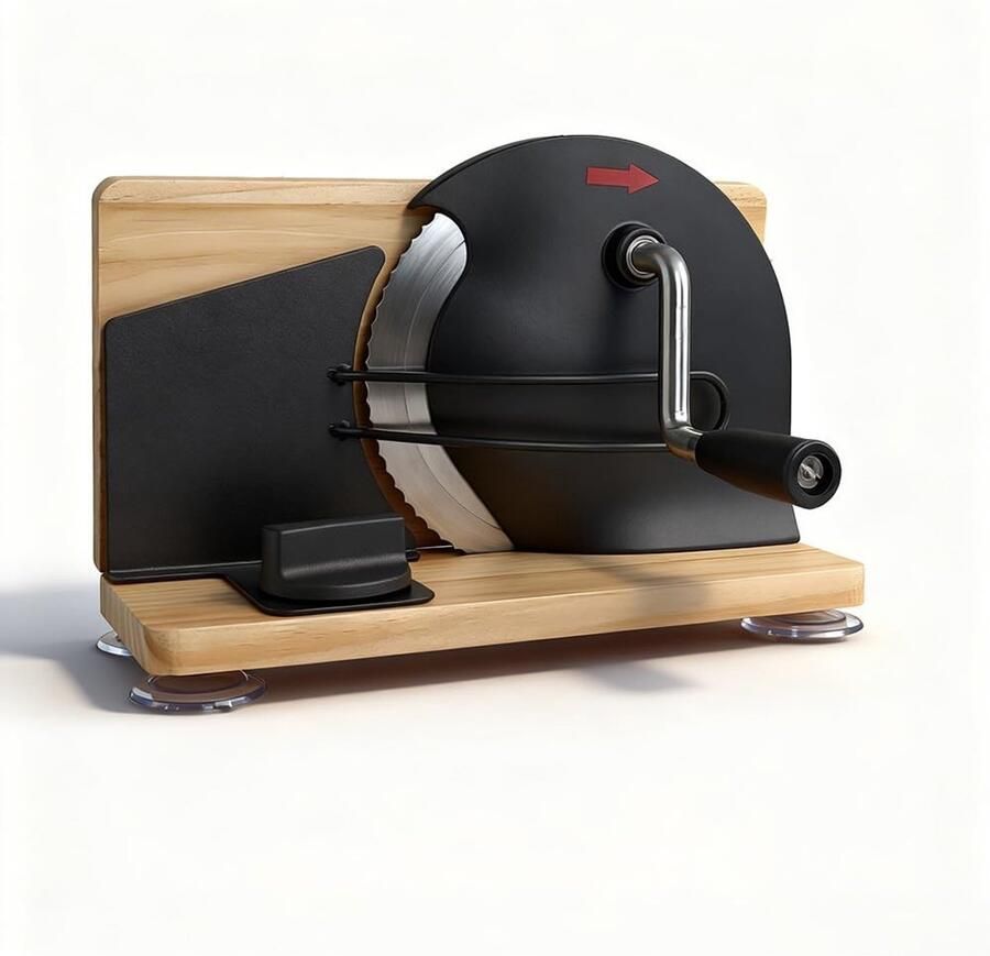 Omgoods Handmatige Broodsnijmachine met Zuignappen