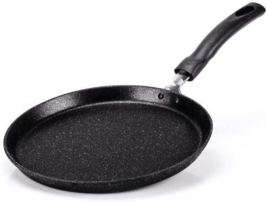 Omgoods Inductievriendelijke Pancakepan 25 cm van Hoogwaardig Aluminium