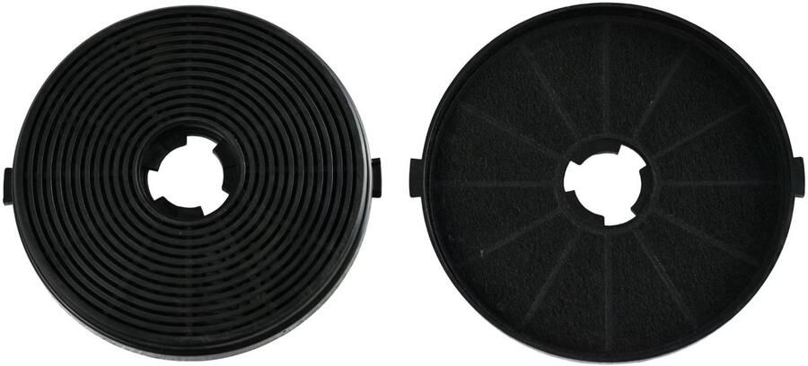 Omgoods KCF4 Actieve Koolstoffilter Set voor Afzuigkappen 2 Stuks Ø 135 mm