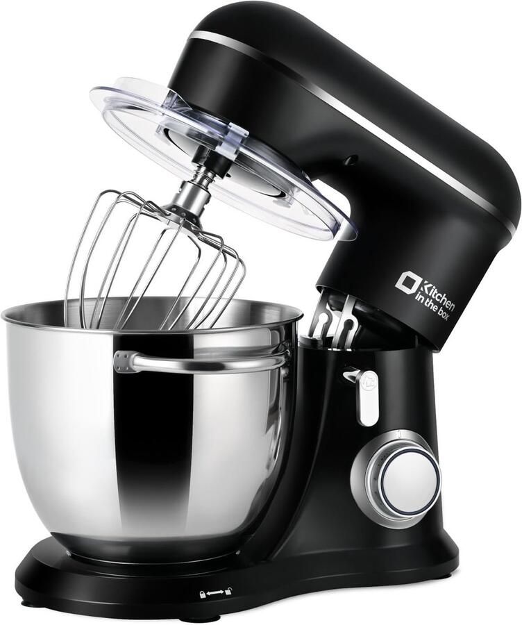Omgoods Keukenmachine 5 Liter met 10 Snelheden en Accessoires