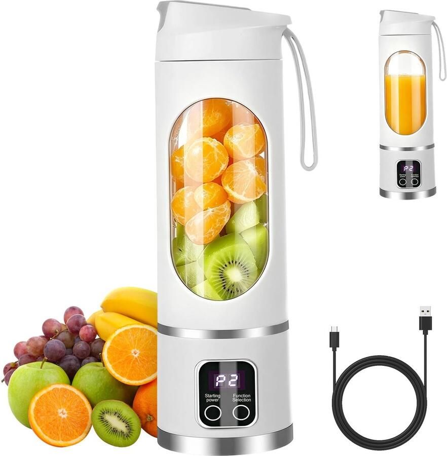 Omgoods LOMUG Draagbare Blender voor Smoothies 450ml