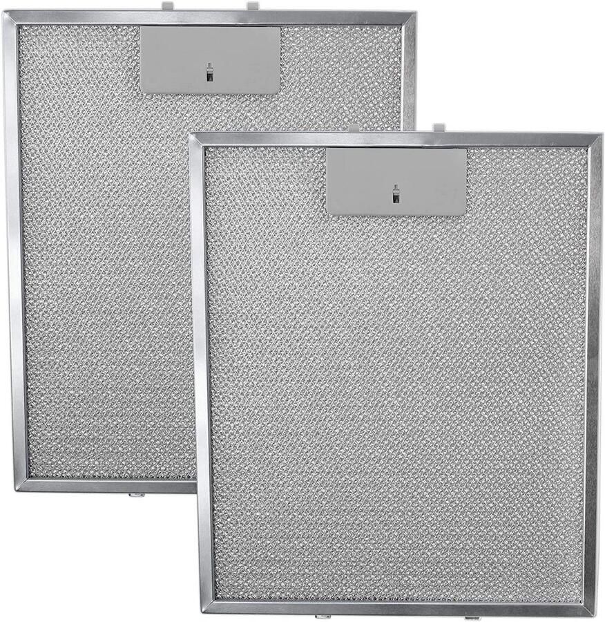 Omgoods Metaal Grate Filter voor Electrolux Afzuigkap 2 Stuks 300 x 250mm