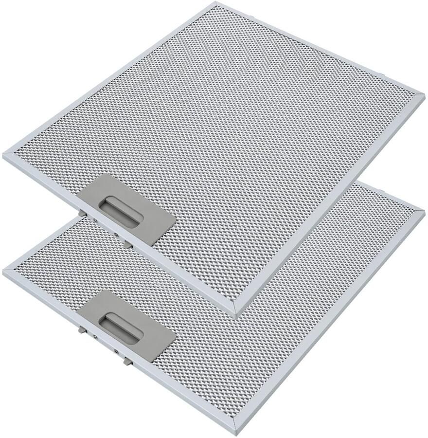 Omgoods Metaal Vettfilter voor Afzuigkappen 358 x 258 mm (Set van 2)