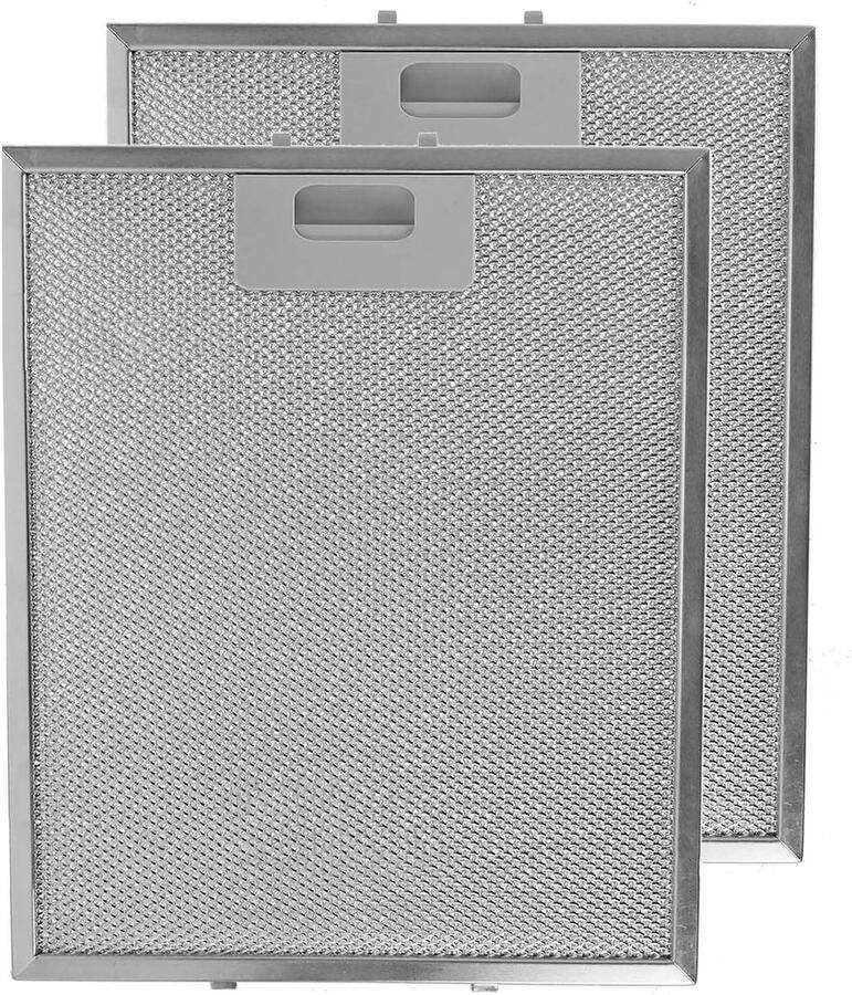 Omgoods Metalen Meshfilter voor Rangemaster Afzuigkap Pack van 2
