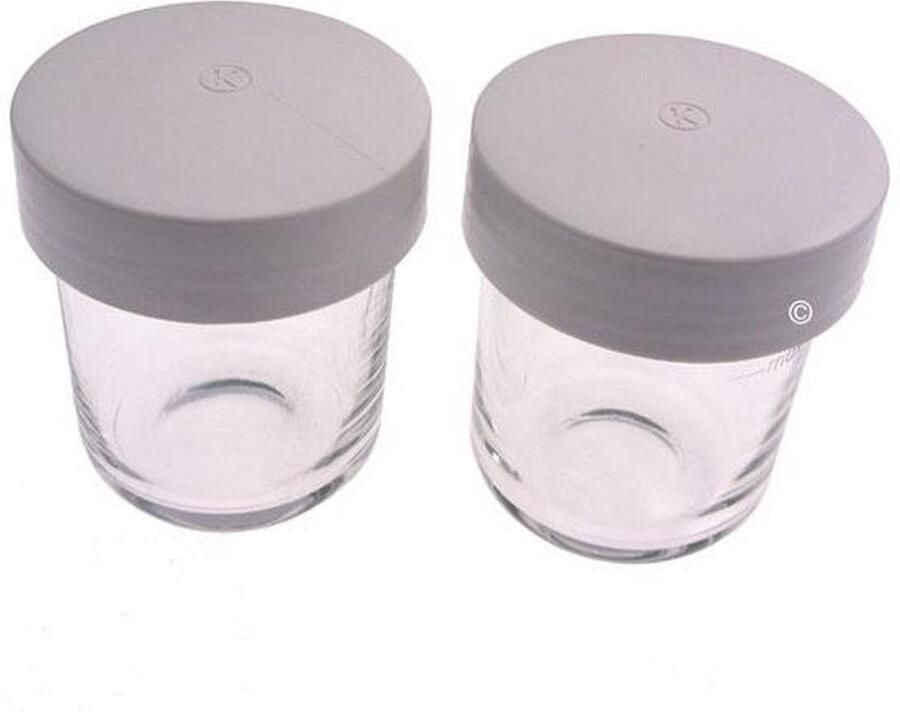 Omgoods Mini Container met Deksel voor Foodprocessor Geschikt voor AT320
