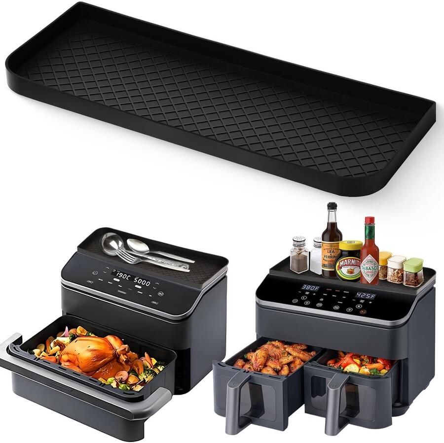 Omgoods Multifunctionele Siliconen Onderzetter voor Airfryer
