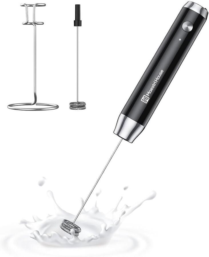 Omgoods Oplaadbare Melkopschuimer met Stand