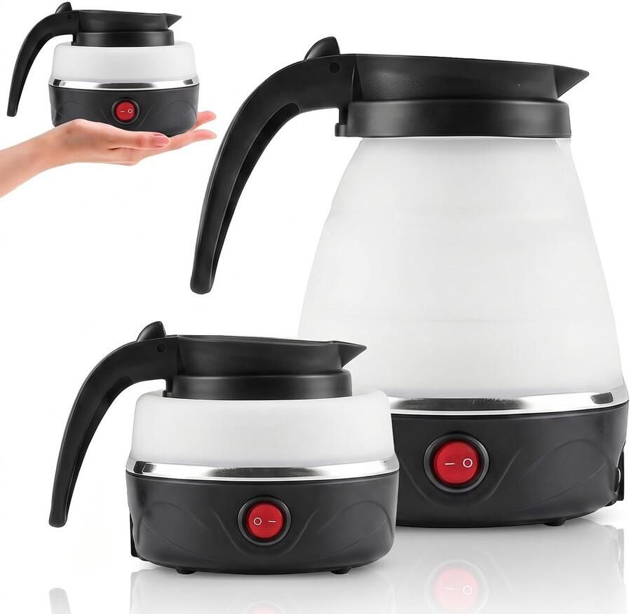 Omgoods Opvouwbare Waterkoker voor Camping en Reizen
