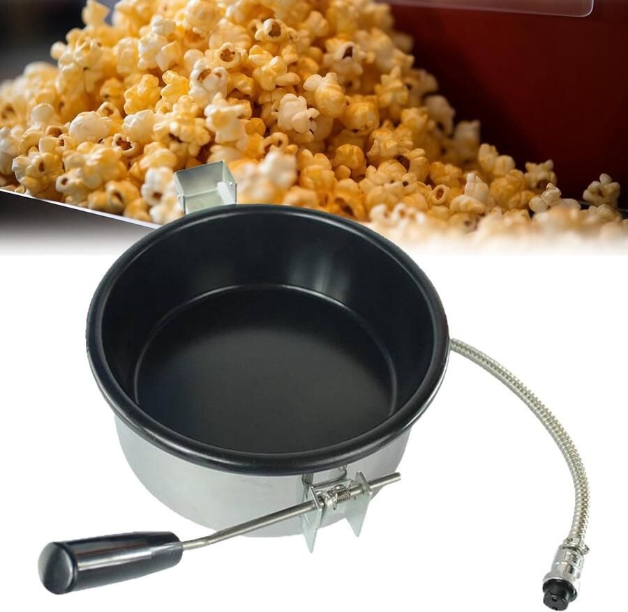 Omgoods Popcornpan voor Hete Lucht Popcornmachine Anti-Scorch