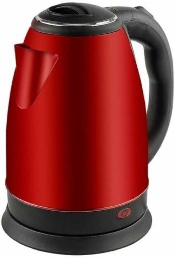 Omgoods Rood Waterkoker 1500W met 2L Capaciteit
