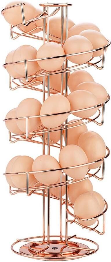 Omgoods RVS Eieren Dispenser voor 30-36 Eieren