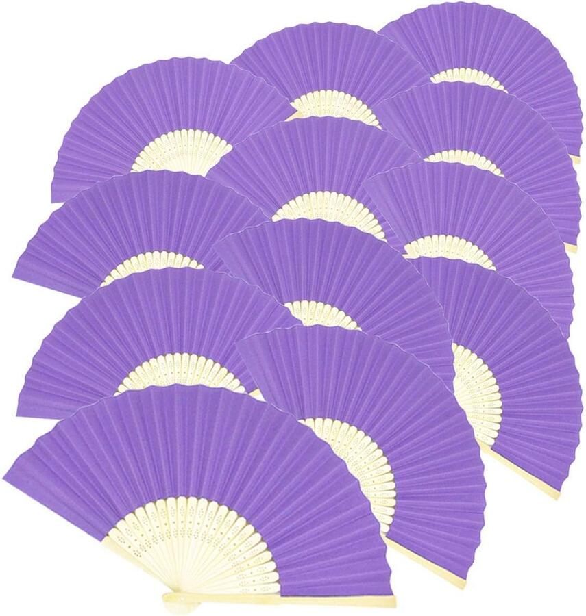 Omgoods Set van 15 Handfans voor DIY en Koeling