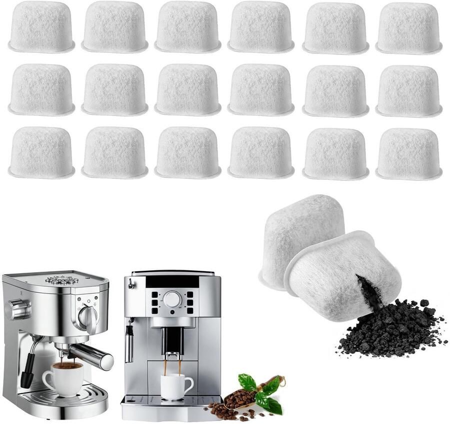 Omgoods Set van 18 Koffiefilterpatronen voor Koffiezetapparaat