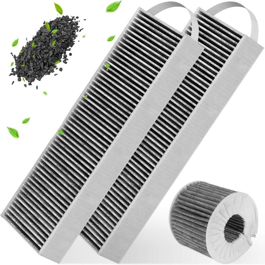 Omgoods Set van 2 Actieve Koolstoffilters Vervangingsfilters voor Afzuigkappen