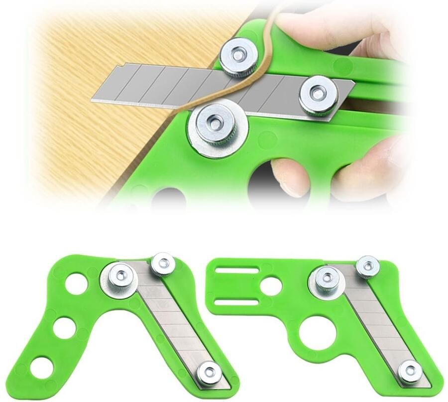 Omgoods Set van 2 Handmatige Kantensnijders voor Houtbewerking