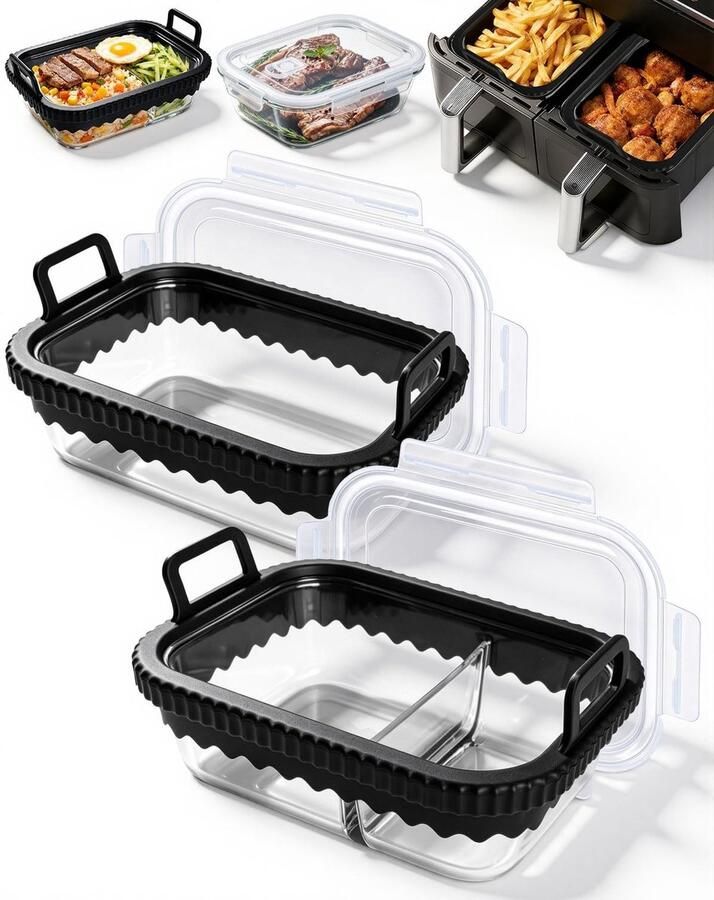 Omgoods Set van 2 Oven Mallen voor Airfryer