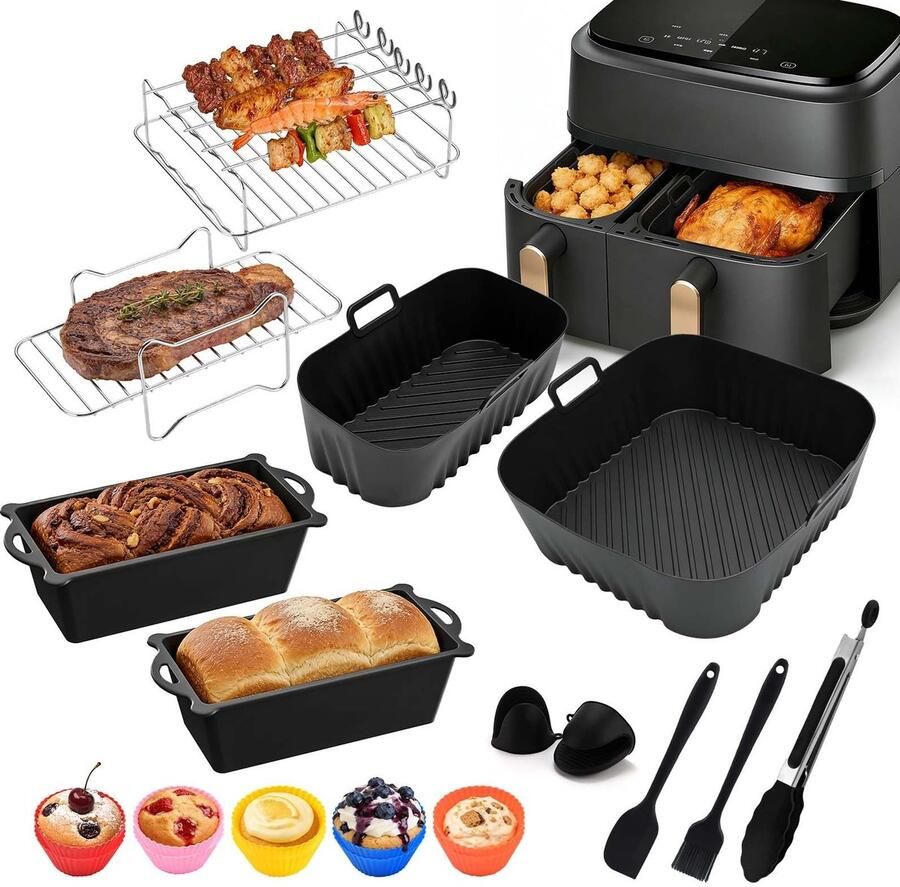 Omgoods Set van 26 Accessoires voor Airfryer 3000 5000 Series