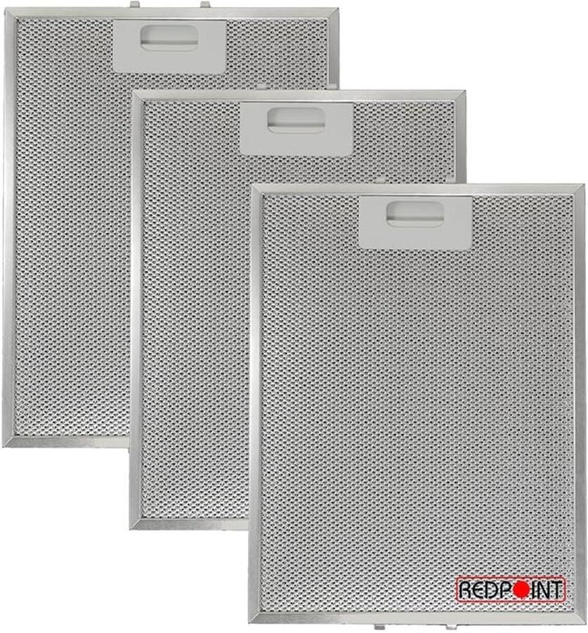 Omgoods Set van 3 Aluminium Filters voor Turboair Afzuigkappen