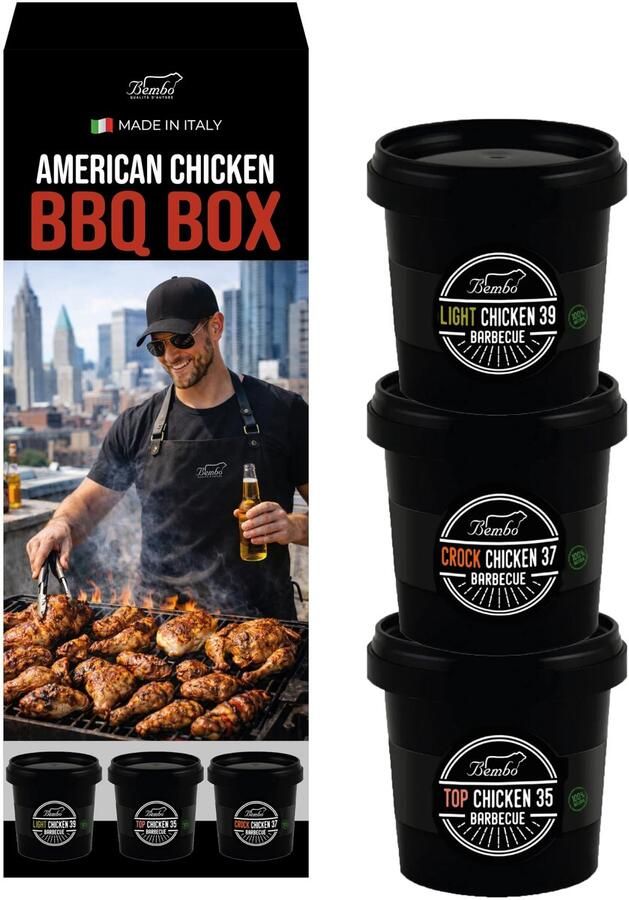Omgoods Set van 3 Kruidensets voor Kip Rub voor Grill en Oven