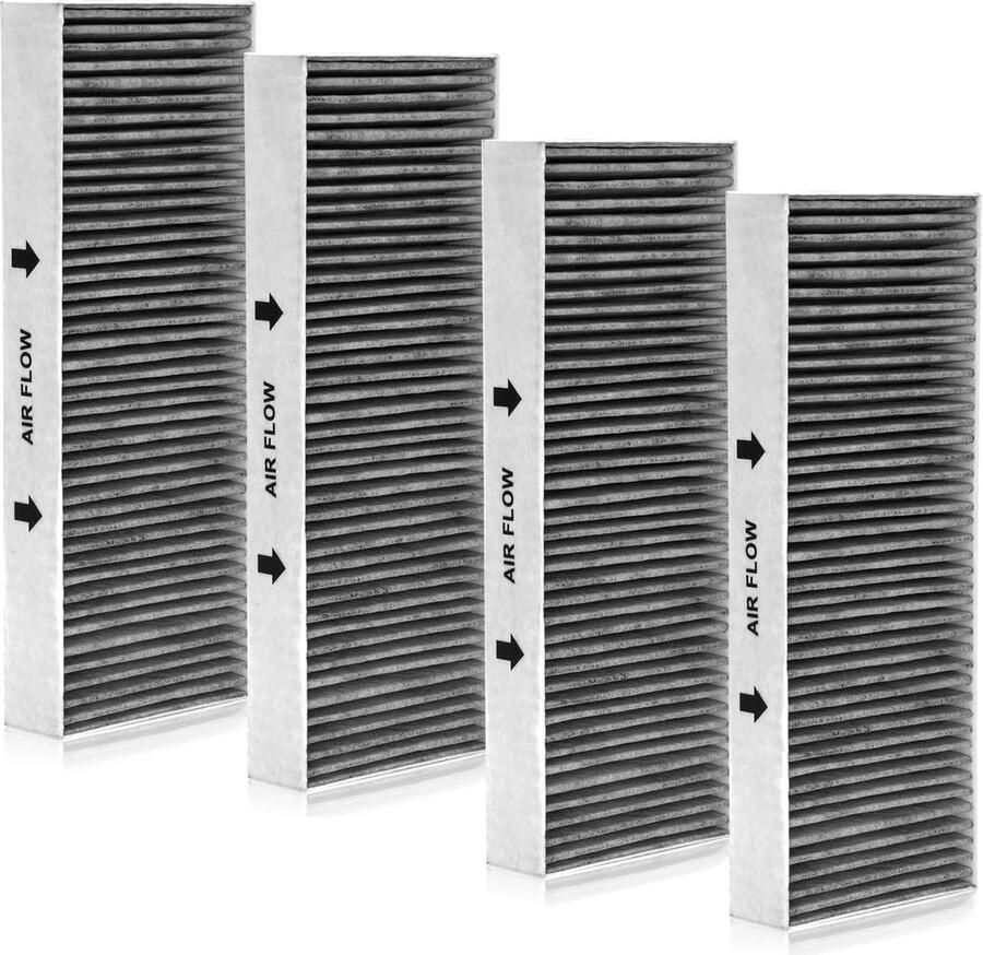 Omgoods Set van 4 Actieve Koolfilters voor Bora Basic Afzuigkappen
