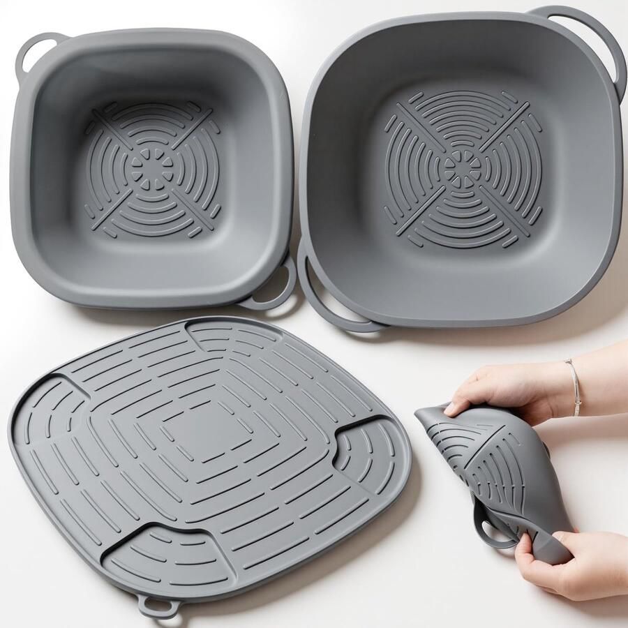 Omgoods Siliconen Bakvorm voor Heteluchtfriteuse