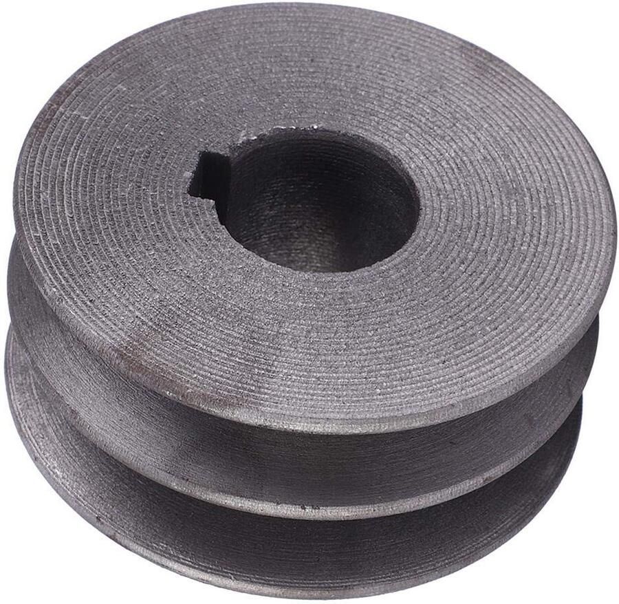 Omgoods- Snijmachine Katrol Stalen Katrolwiel Diameter 72 mm Binnendiameter 24 mm Hoogwaardig Materiaal Gewicht 523 g