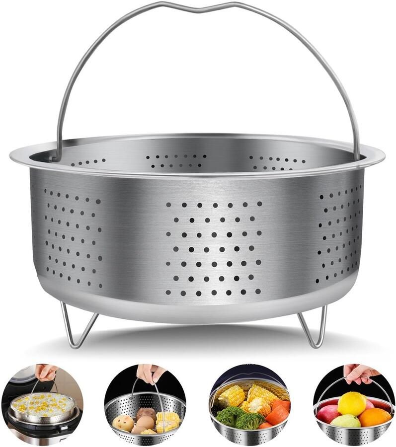 Omgoods Stoominzet voor Koken en Stomen
