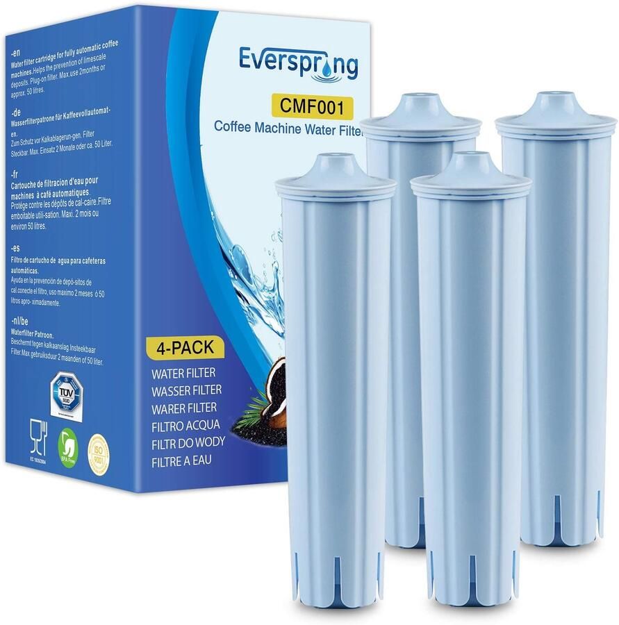 Omgoods Vervangende Waterfilter voor Jura Koffiemachines 4 Stuks