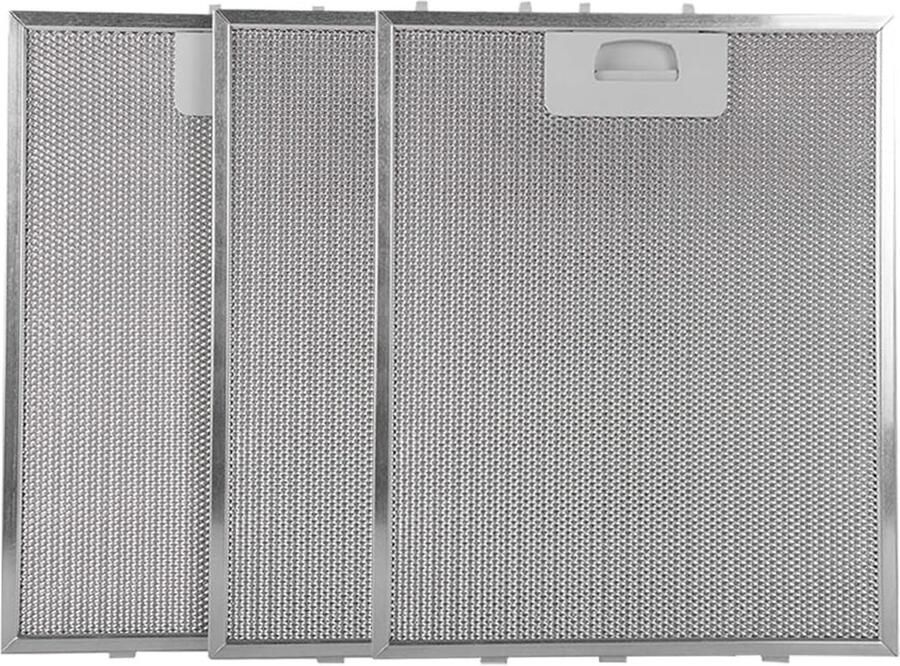 Omgoods Vervangfilters voor Afzuigkappen Pack van 3 34.3 x 27.5 cm