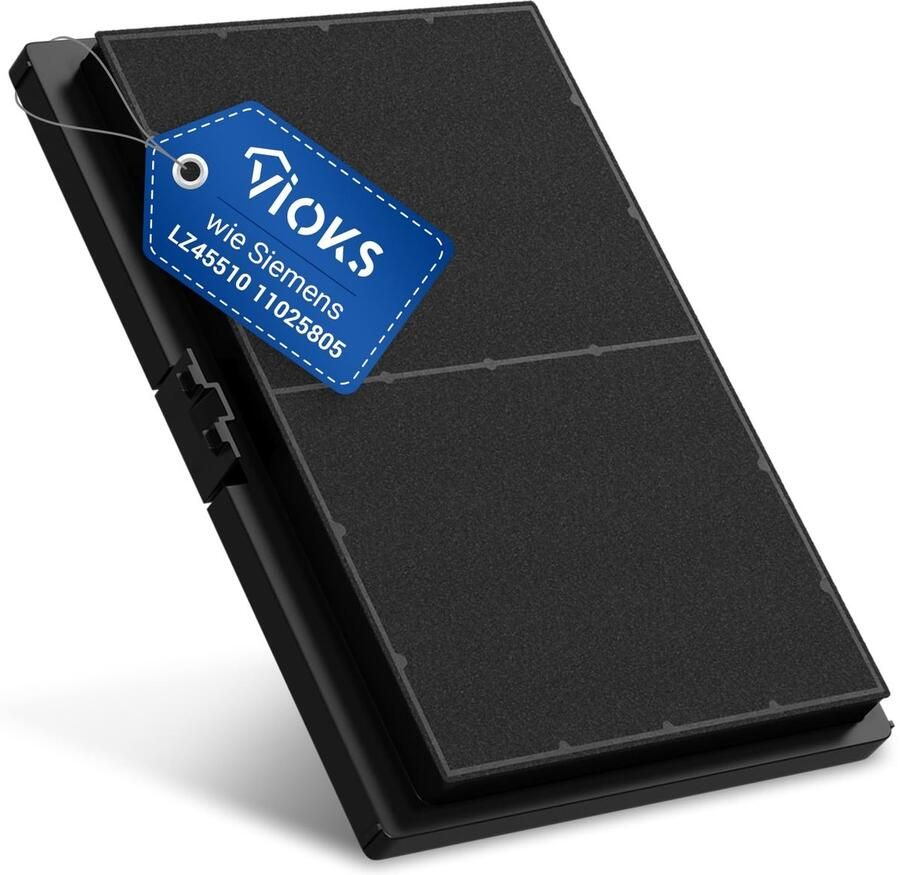 Omgoods Vervangingsfilter voor Afzuigkap Actieve Koolfilter 300 x 198 mm
