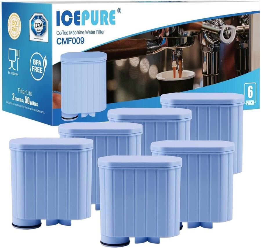Omgoods Waterfilter voor Saeco en Philips Koffiemachines Pack van 6