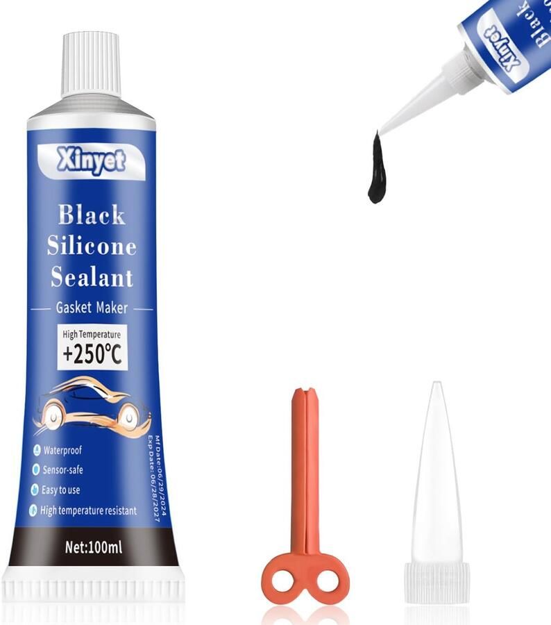 Omgoods Zwarte Hittebestendige Silicone Sealer voor Auto's