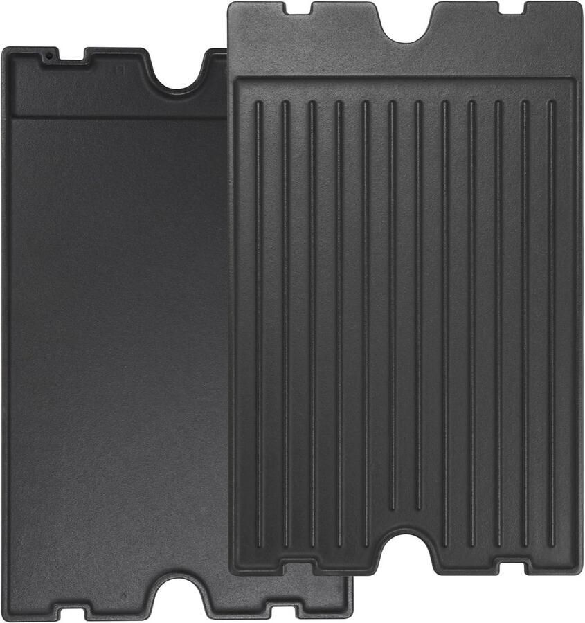 Omkeerbare Gietijzeren Bakplaat 19.25 x 11.7 voor Grill en Kookplaat