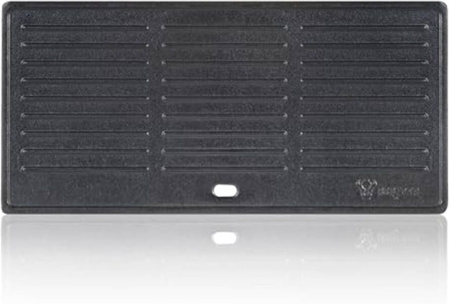 Omkeerbare Gietijzeren Grillplaat 42 5 x 20 5 cm Universele Grillaccessoire voor BBQ