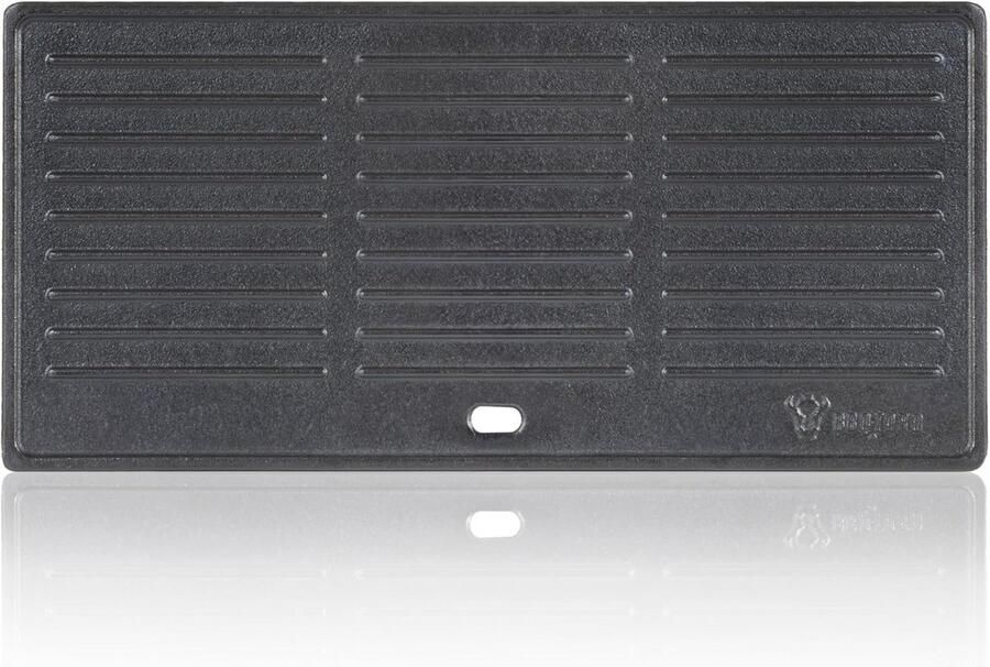 Omkeerbare Gietijzeren Grillplaat 42 5 x 20 5 cm Universele Grillaccessoire voor BBQ