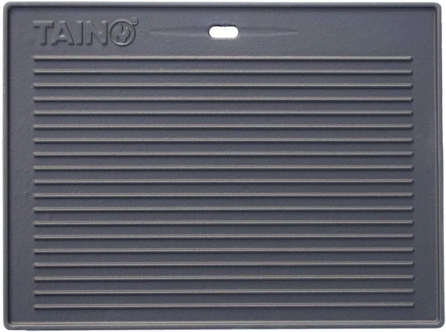 Omkeerbare Gietijzeren Grillplaat voor Gasgrills Ideaal voor Vlees Vis Groenten en Pizza