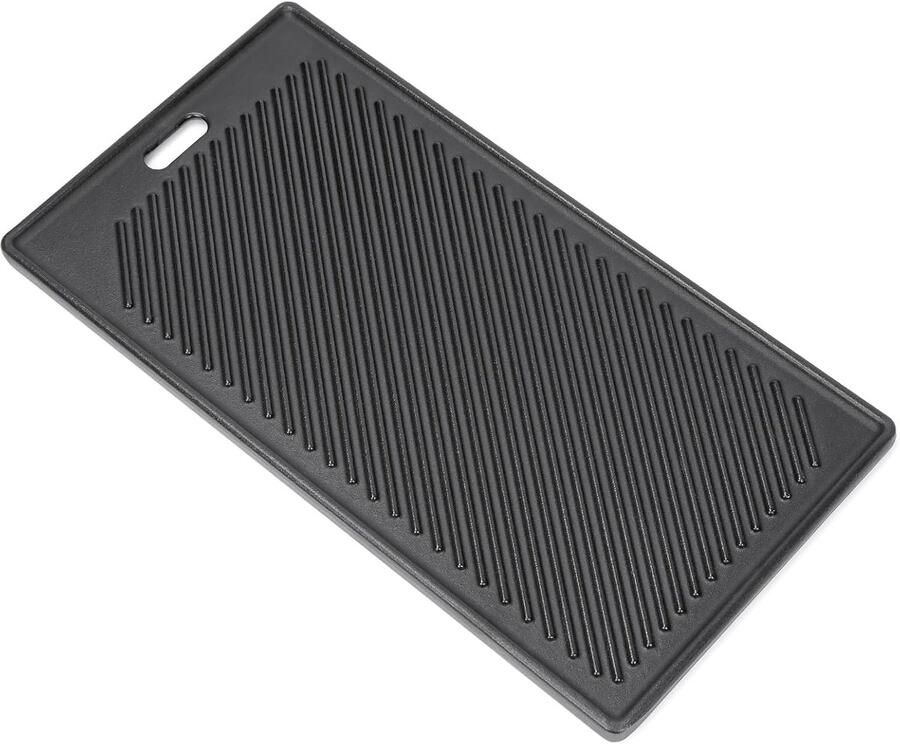 Omkeerbare gietijzeren kookplaat 45 x 24 cm voor alle RÖSLE VIDERO G2 G3 G4 en G6 gasbarbecues (vanaf modeljaar 2021) universele accessoires bakplaat
