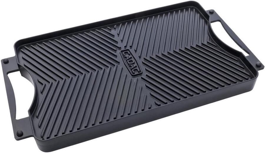 Omkeerbare Grillplaat voor BBQ Glad en Geribbeld Oppervlak