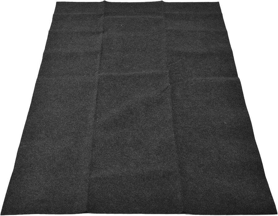 Onder Grill Mat BBQ Vloermat Outdoor Koken Vlamvertragend Materiaal 152 x 91 CM Grijs