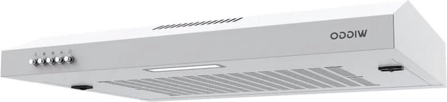 Onderbouw Afzuigkap Keukenafzuiger Schouwkap Frisse Keuken Lucht Eco Double Vented Air Outlet 60 cm Wit