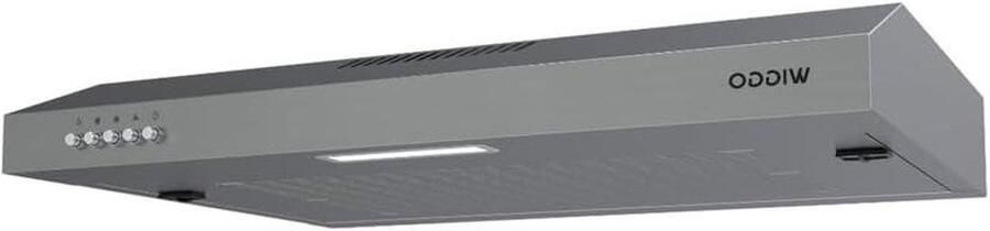 Onderbouw Afzuigkap Schouwkap Keuken Frisse Keukenlucht Eco Double Vented Air Outlet 60 cm Roestvrijstaal - Foto 1