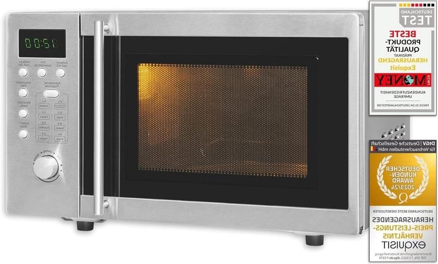 Onderbouw Magnetron Inbouw Magnetron Grill Snel Eten Opwarmen Met Geïntegreerde Grill 20 Liter Zilver