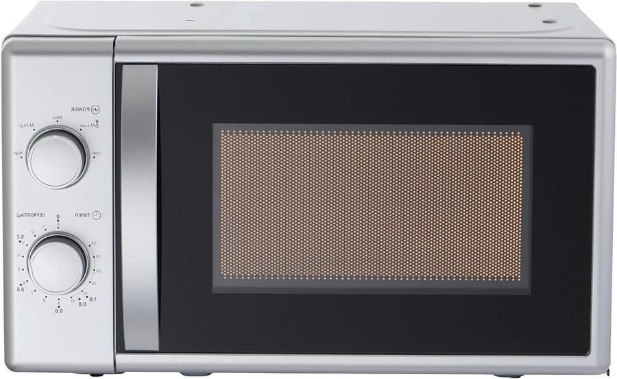 Onderbouw Magnetron Keuken Apparaat Snel Opwarmen Vrijstaand of Onderbouw 20 Liter Zilver