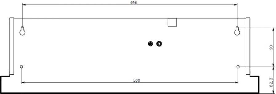 Onderbouwkap Afzuigkap 60cm Zilver Design Uitschuifbaar LED-verlichting 333 m³ h Luchtstroom