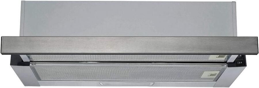 Onderbouwkap Afzuigkap Keuken Geuren Verwijderen Krachtig Stil 60cm Breed Zilver