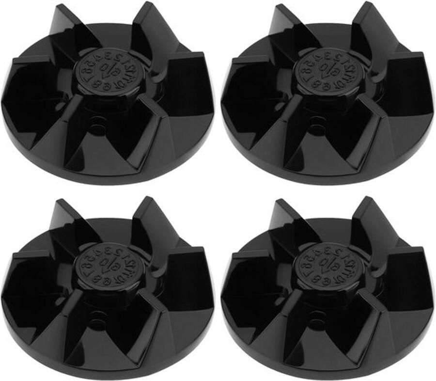 Onderdeel Blender Blade Driver Koppeling 4 stuks Compatibel met BFP703 BFP-703 Eenvoudig te vervangen Zwart Reserveonderdeel Geschikt voor Blenders Cuisinart BFP703 Zwart Model